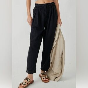 Free People Lotta Love Pleated Wide Leg Trousers- SOLD OUT ONLINE